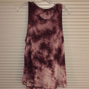 american eagle soft & sexy tye-dye tank